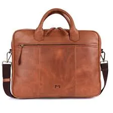 Professional Laptop Bags for Work & Travel - Leather Brown